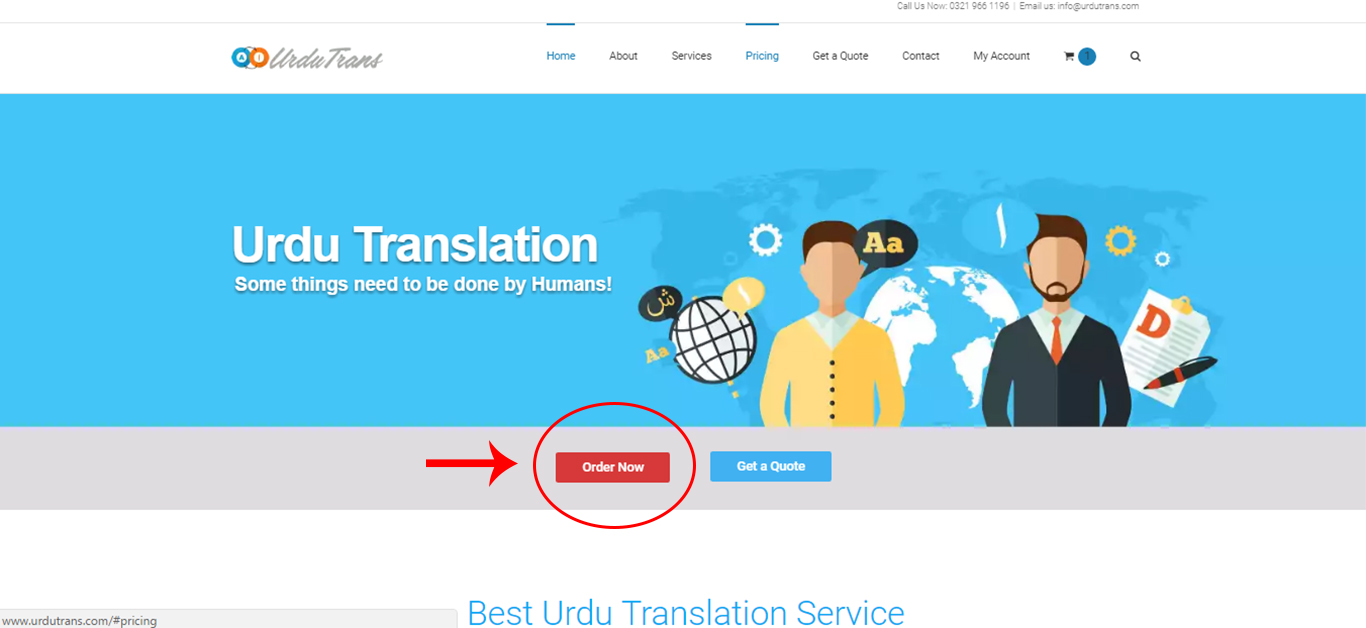 order-urdu-translation